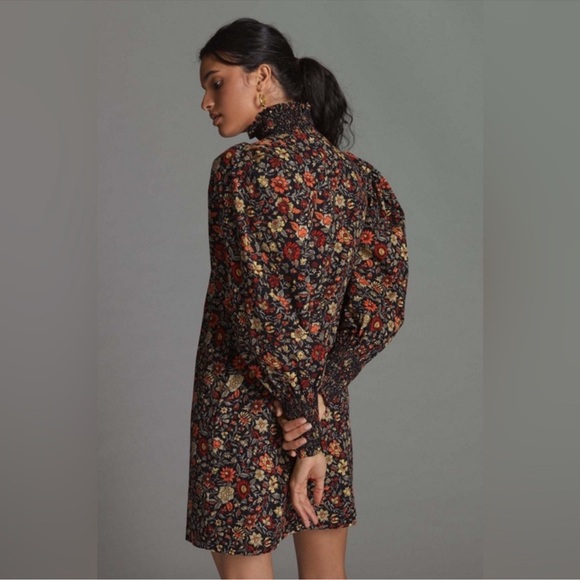 Anthropologie Plenty by Tracy Reese Smocked Floral
Mini Dress, Sz Small - Picture 2 of 10